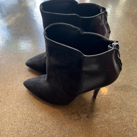 Black Leather Zara Ankle Boots - Picture 6 of 6
